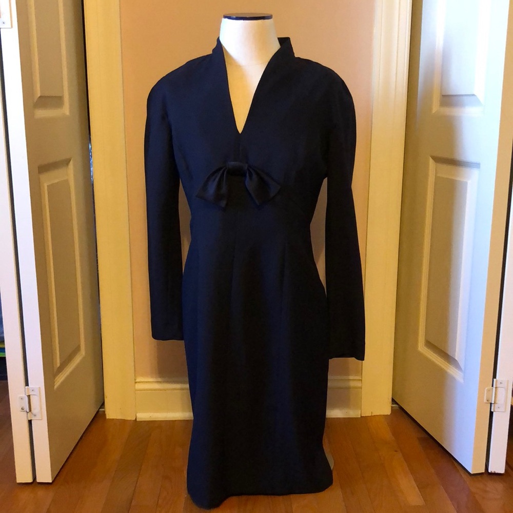 Vintage Black Long Sleeve Dress